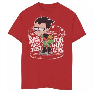 Комиксы DC для мальчиков 8–20 лет с графикой «Юные титаны, вперед!» Булочки предназначены не только для гамбургеров. Футболка с рисунком. Licensed Character