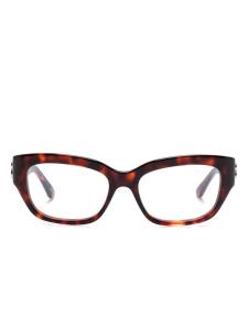 Очки BB0363O в круглой оправе Balenciaga Eyewear, коричневый