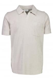 Рубашка поло LINDBERGH TOWEL V-NECK POLO S/S, бежевый