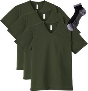 Футболка унисекс с коротким рукавом, с V-образным вырезом Glimmer, зеленый