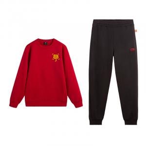 Li Ning Casual Sportswear Men's Li-Ning, bull красный top+черный pants