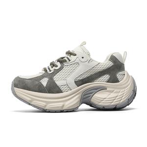 NAVIGARE Женские кроссовки Sailboat с низким верхом и массивной подошвой, увеличивающие рост, белые серые