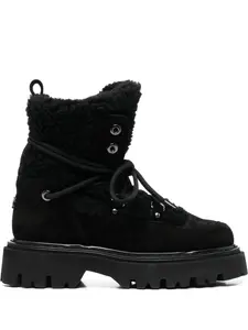 Ботинки на шнуровке Casadei, черный