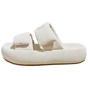 QINGZHUHU Резиновые бесшумные, устойчивые к запаху и истиранию шлепанцы женские Glutinous Rice White, цвет Glutinous Rice White