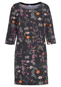 Ночная рубашка Lascana, черный