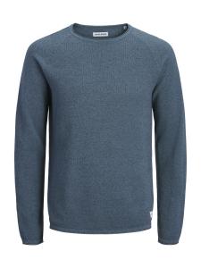 JACK & JONES Свитер 'JJEHill' Regular fit в цвете Dusty Blue