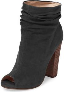 Женские стильные босоножки FSJ с открытым носком и свободной щиколоткой, ботильоны на массивном каблуке, для вечеринок, вечеров и клуба, размеры 4-15 США, Black-Suede