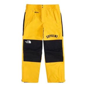 Брюки ss19 x the north face arc logo mountain pant yellow Supreme, желтый