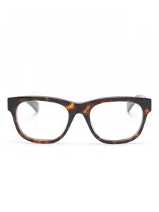 Очки в квадратной оправе Gucci Eyewear, коричневый