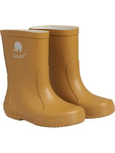 Детские резиновые сапоги коричневого цвета CeLaVi