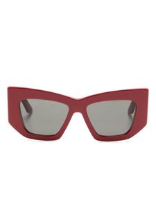 Солнцезащитные очки в массивной оправе Alexander McQueen Eyewear, красный