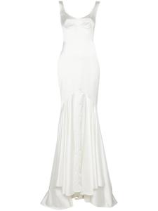 Платье макси Crimson V:PM ATELIER, белый