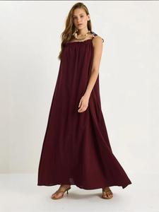 Bianco Lucci Платье в бордовом цвете