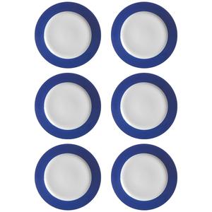 Обеденные тарелки Обеденная тарелка Doppio ø 27 см, набор из 6 шт. Ritzenhoff & Breker, Indigo Blau