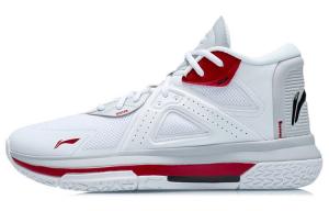 Баскетбольные кроссовки Team Logos Men Mid-top Standard White/Colony Gray/Red Lining
