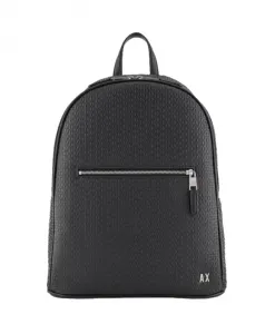 Рюкзак из ткани с покрытием Armani Exchange, черный