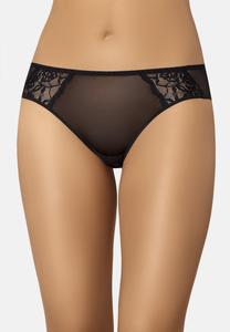 Трусы Teyli Mesh mit floraler Spitze Samanta, черный