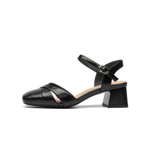 Женские туфли на платформе с массивным каблуком 5,5 см Spider King, черный