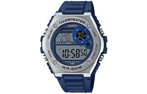 CASIO Часы Men YOUTH Gray Watch MWD-100H-2A, Blue Dial