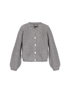 DreiMaster Женский кардиган серого меланжевого цвета