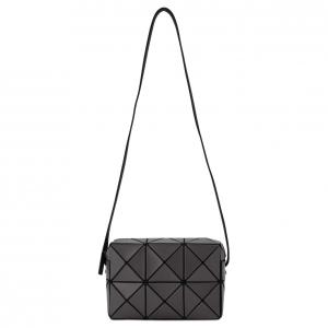 ISSEY MIYAKE Квадратная сумка через плечо из поливинилхлорида женская угольно-серая