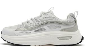 Кроссовки женские с низким верхом, белый, серый Qiaodan