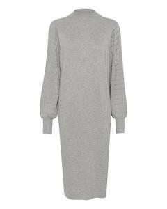 Вязаное платье Kaffe Nanna, серый