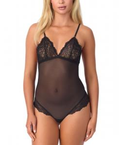 Женский кружевной боди класса люкс - G7456 On Gossamer, Black