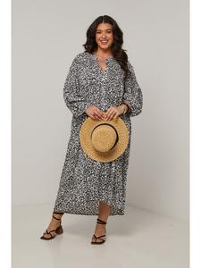 Длинное платье Curvy Lady, черный