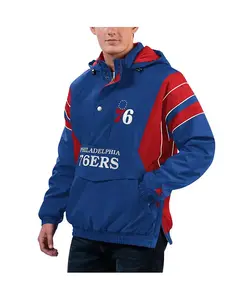 Мужская худи-полукуртка Philadelphia 76ers Home Team Royal Starter