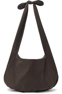 Эксклюзивная большая коричневая сумка через плечо Ssense Amomento, коричневый