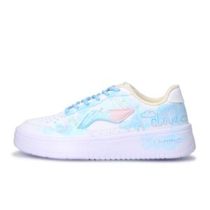 LINING Обувь для скейтбординга Pontoon Boats износостойкая, легкая и дышащая, низкая, унисекс, цвет синий/розовый