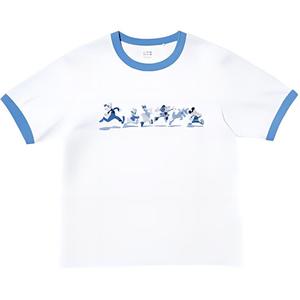UNIQLO Футболка BUAISOU X Disney женская white