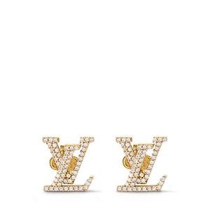 LV Знаковые серьги Louis Vuitton, золотой