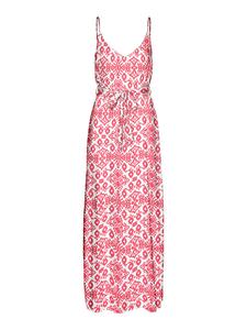 Длинное платье Vero Moda, розовый/белый