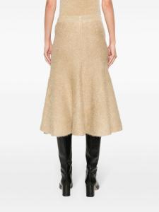 Юбка Cadence А-силуэта KHAITE, бежевый