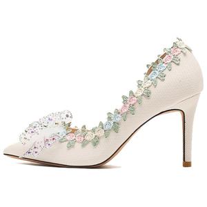 City camel Стройные каблуки на высоком каблуке для женщин экрю, цвет Ecru