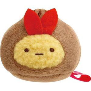 SAN-X Плюшевая кукла SAN X SUMIKKO GURASHI Хвост Креветки, Шоколадный Паровая Булочка