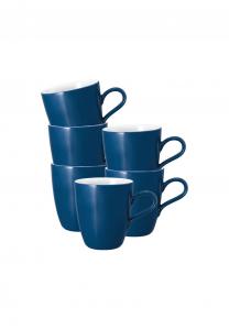 Набор кружек Seltmann Weiden Life Fashion, 400 мл, 6 штук, синий