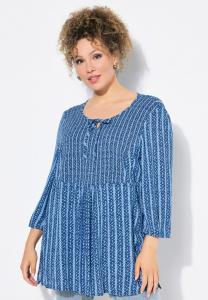 Блуза Ulla Popken Blouse, Light Blue