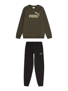 Спортивный костюм PUMA ESS No.1, оливковый/пастельно-зеленый/черный