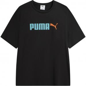 PUMA Футболка унисекс черная