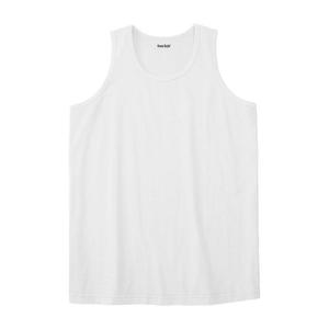 Мужская большая и высокая безусадочная легкая майка Kingsize KingSize, белый