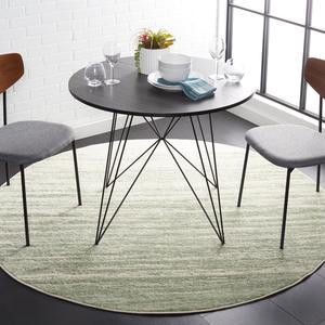 Ковер SAFAVIEH  коллекции Adirondack — Sage & Ivory, современный омбре дизайн, не линяет и прост в уходе, идеален для помещений с высокой проходимостью в гостиной, спальне (ADR113X), 183 x 183 см