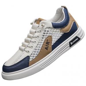 TAFN Износостойкие дышащие легкие мужские скейтерские кеды низкие серо-хаки, цвет Khaki