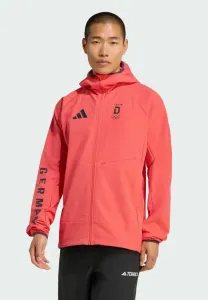 Куртка team d xploric с капюшоном из мягкого материала Adidas Performance, Semi Lucid Red