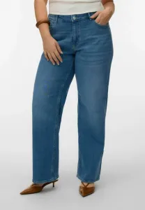 Vmctessastretch широкие ноги Vero Moda Curve, Medium Blue Denim