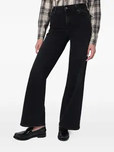 Джинсы с карманами FRAME, черный