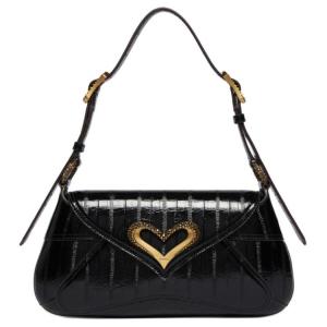 Кожаная сумка через плечо женская черная PINKO