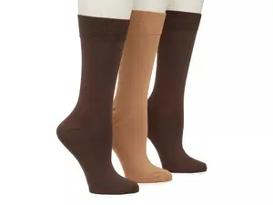 Носки мужские Vince Camuto Super Soft Crew - 3 шт., коричневые/бежевые